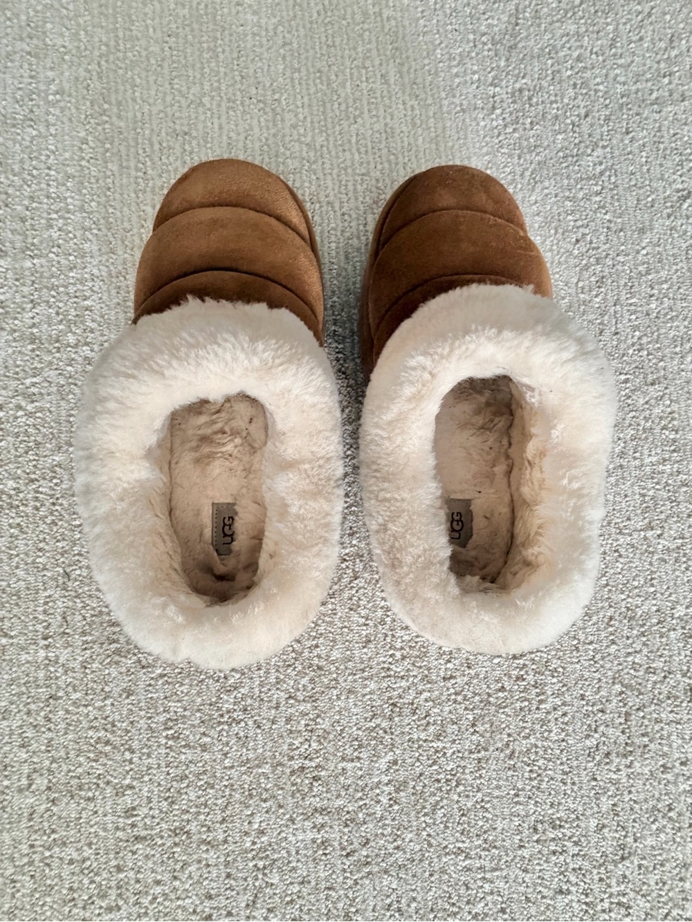 UGG Chestnut Tazzlita Sheepskin Lined Slippers